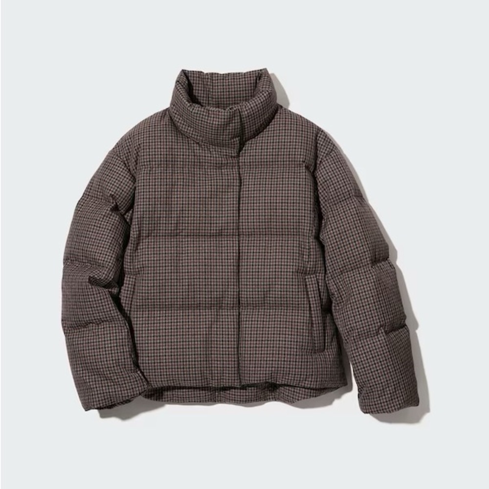 Houndstooth Uniqlo Down Puffer